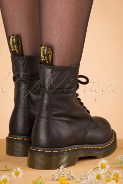 Dr. Martens 1460 Virginia Enkellaarzen In Zwart><noscript><img width=