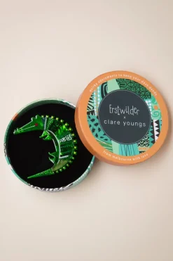 Erstwilder A Crocodile Named Growl Broche>Vrouwen Sieraden