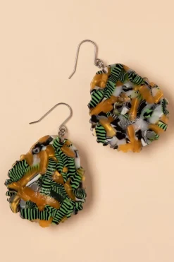 Erstwilder Adorned In Feathers Iris Drop Oorbellen><noscript><img width=