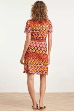 Smashed Lemon Alba Jurk In Multi><noscript><img width=