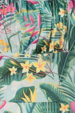 Vintage Chic for Topvintage Alyssa Tropical Jumpsuit In Mint Groen><noscript><img width=