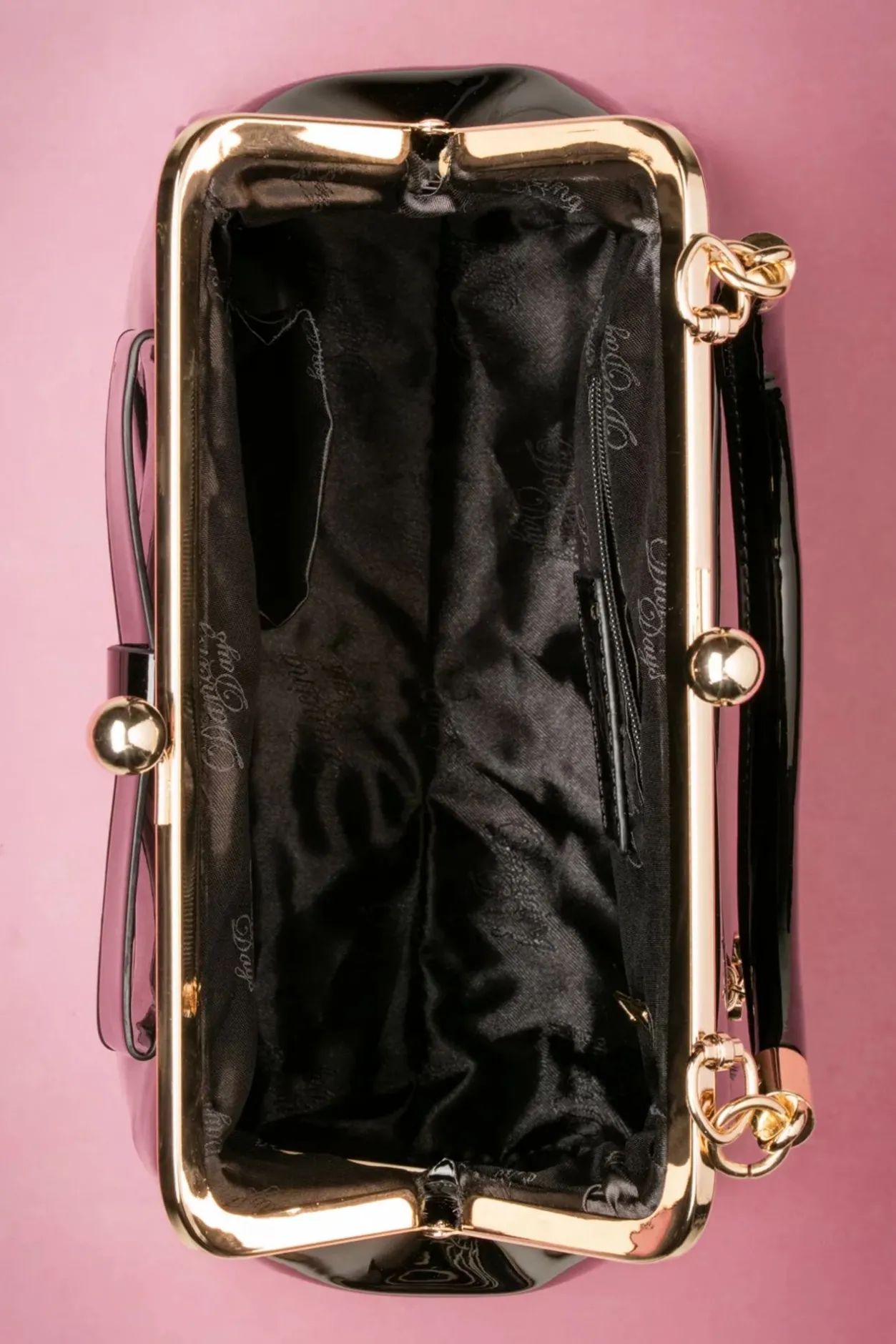 Banned Retro Amerikaanse Vintage Patenttas In Zwart>Vrouwen Tassen