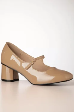 Banned Retro Annie Mary Jane Pumps In Latte><noscript><img width=