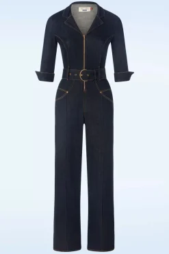 Rock-a-Booty Audrey Jumpsuit In Donker Denim><noscript><img width=