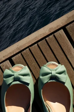 Lola Ramona u2665 Topvintage Ava Cote D'Azur Pumps In Viltspaatgroen><noscript><img width=