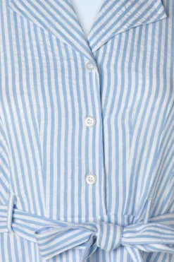 Circus Ava Gestreepte Jurk In Lichtblauw><noscript><img width=