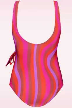 TC Beach Badpak Met V-Hals In Shiny Wave><noscript><img width=