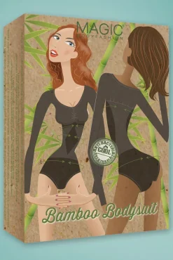 MAGIC Bodyfashion Bamboe Bodysuit In Zwart><noscript><img width=