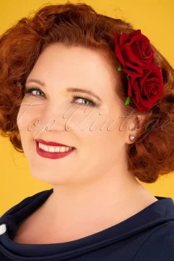 Banned Retro Be My Valentine Haarspeld In Rood>Vrouwen Haaraccessoires