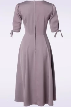 Banned Retro Bella Swing Jurk In Lila>Vrouwen Effen Jurken