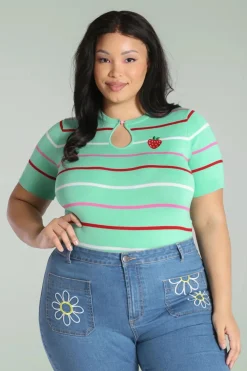 Bunny Berry Cute Top In Mint><noscript><img width=