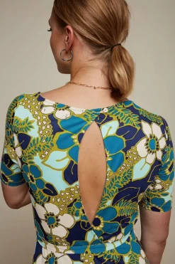 King Louie Betty Feestjurk Selena In Diepblauw>Vrouwen Swing Jurken