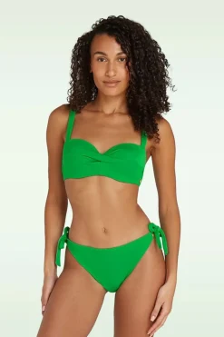 TC Beach Bikinibroekje Bow In Bright Green Relief>Vrouwen Bikini's