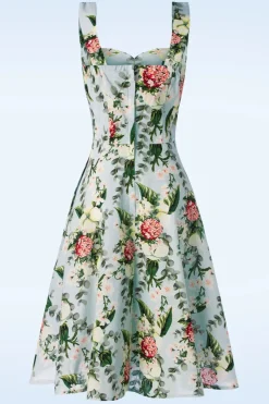 Banned Retro Bloom Halter Swing Jurk In Lichtblauw>Vrouwen Swing Jurken