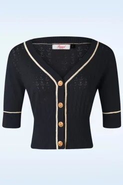 Banned Retro Boat Club Vest In Marineblauw>Vrouwen Vestjes