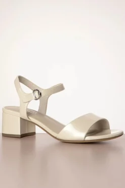 Tamaris Bonny Lak Sandaaltjes In Champagne>Vrouwen Sandalen