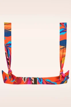Cyell Bora Bora Padded Bikini Top In Multi><noscript><img width=