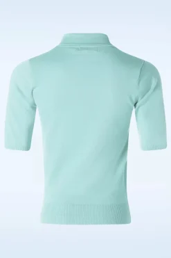 Banned Retro Bow Delight Jumper In Pastel Blauw>Vrouwen Truitjes