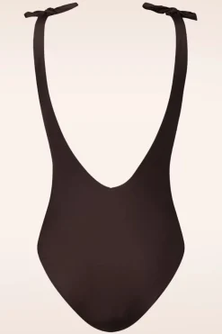 TC Beach Bow Rib Badpak In Chocolade><noscript><img width=