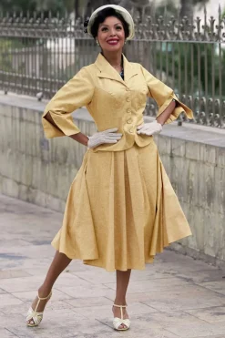 Miss Candyfloss Bronte Sadie Blazer In Zand>Vrouwen Jassen