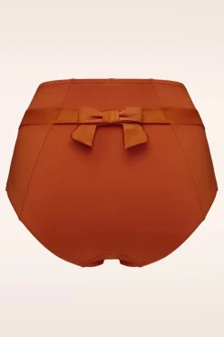 Marlies Dekkers Cache Coeur High Waist Bikini Broekje In Roest Oranje>Vrouwen Bikini's