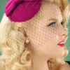 Banned Retro Candice-Hoed In Magenta>Vrouwen Haaraccessoires