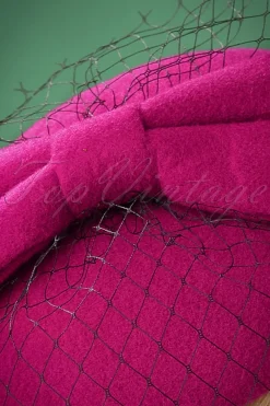 Banned Retro Candice-Hoed In Magenta>Vrouwen Haaraccessoires