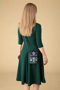 Vendula Cat Dracula's Haunted House Telefoontasje In Paars><noscript><img width=