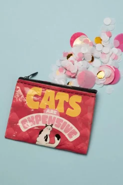 Blue Q Cats Are Expensive Portemonnee>Vrouwen Portemonnees