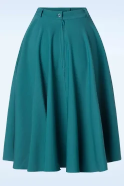 Very Cherry Celine Swing Rok In Oceaan>Vrouwen Rokken