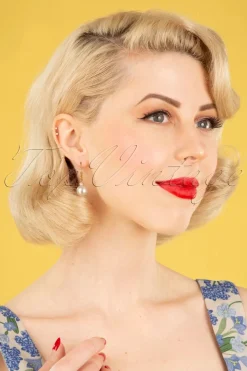 Sweet Cherry Champagne Parel Oorbellen In Goud En Ivoor><noscript><img width=