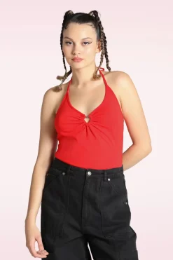 Bunny Cheryl Top In Rood>Vrouwen Tops