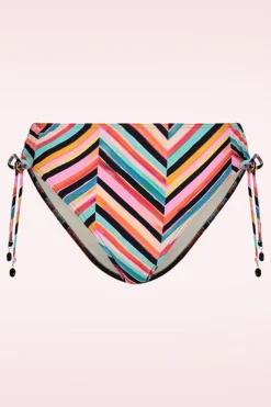 Cyell Chevron Chic High Waist Bikini Broekje In Multi>Vrouwen Bikini's