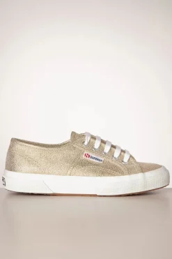 Superga Classic Glitter Sneakers In Goud>Vrouwen Sneakers