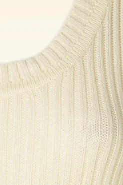 Wild Pony Cleo Gebreide Jurk In Gebroken Wit><noscript><img width=