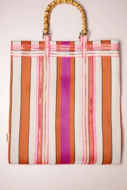 Surkana Club Tropicana Shopper Tas In Oranje><noscript><img width=