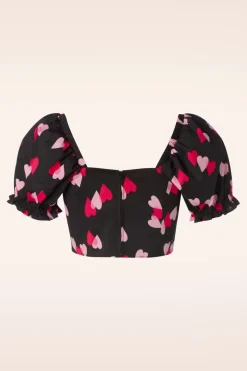 Bunny Confetti Crop Top In Zwart><noscript><img width=