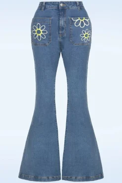 Bunny Daisy Flower Power Jeans In Licht Blauw><noscript><img width=