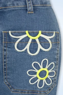 Bunny Daisy Flower Power Jeans In Licht Blauw><noscript><img width=