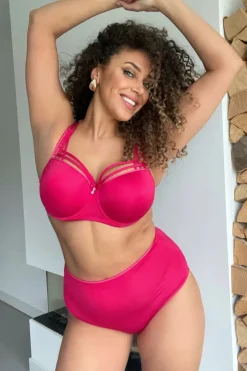 Marlies Dekkers Dame De Paris Padded Balcony Bh In Azalea Rood><noscript><img width=