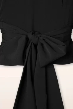 Rock N Romance Darla Overslag Blouse In Zwart><noscript><img width=