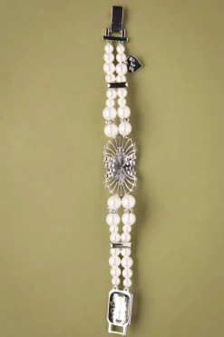 Lovely Deco Parel Armband In Ivoor><noscript><img width=