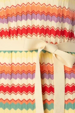 King Louie Deep V Gebreide Jurk Hadley In Creme><noscript><img width=