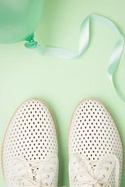 Rollie Derby Punch Schoenen In Gebroken Wit><noscript><img width=