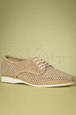 Rollie Derby Punch Schoenen In Walnoot>Vrouwen Veterschoenen