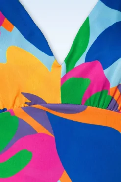 Vintage Chic for Topvintage Deveny Abstract Maxi Jurk In Multi><noscript><img width=