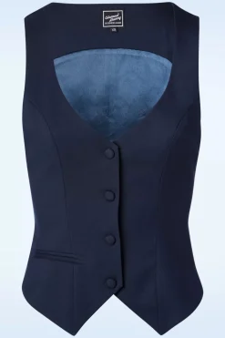 Glamour Bunny Business Babe Dianne Gilet In Marineblauw><noscript><img width=