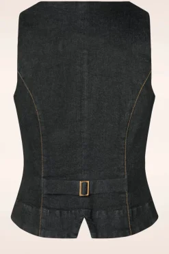 Rock-a-Booty Dianne Gilet In Zwart><noscript><img width=