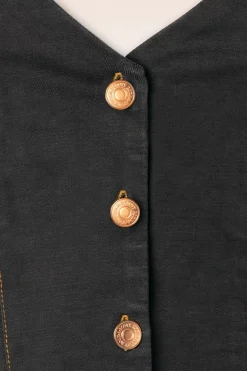 Rock-a-Booty Dianne Gilet In Zwart><noscript><img width=