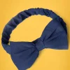 Banned Retro Dionne Bow-Hoofdband In Marineblauw>Vrouwen Haaraccessoires